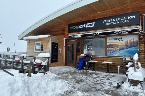 Photo du magasin Ekosport-rent Le QG à Chamrousse 1650