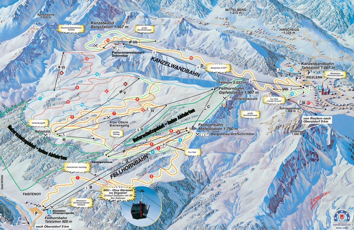 Skifahren Riezlern, Skigebiet Riezlern | Österreich